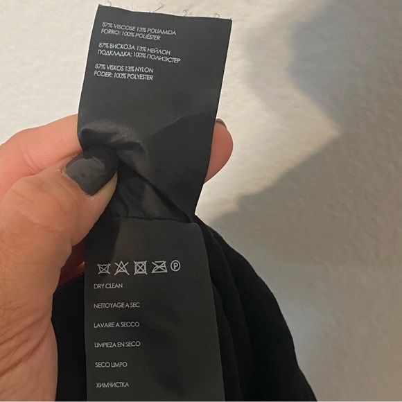 Club Monaco Black Ribbed Cold Shoulder Jumpsuit - Picture 12 of 15